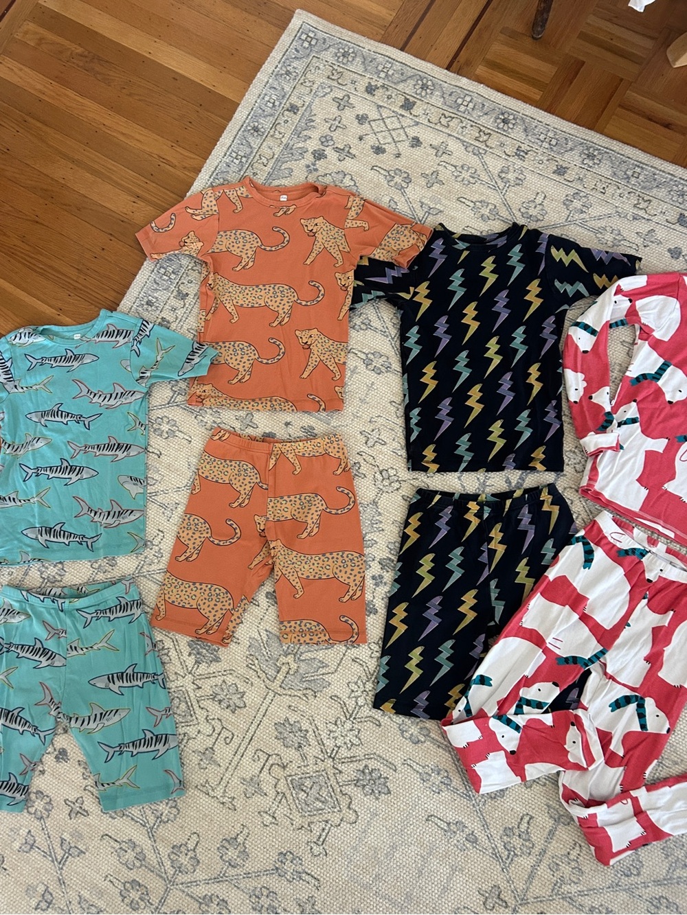 Tea Collection 14 Boys Pajama Set  Lot of 4